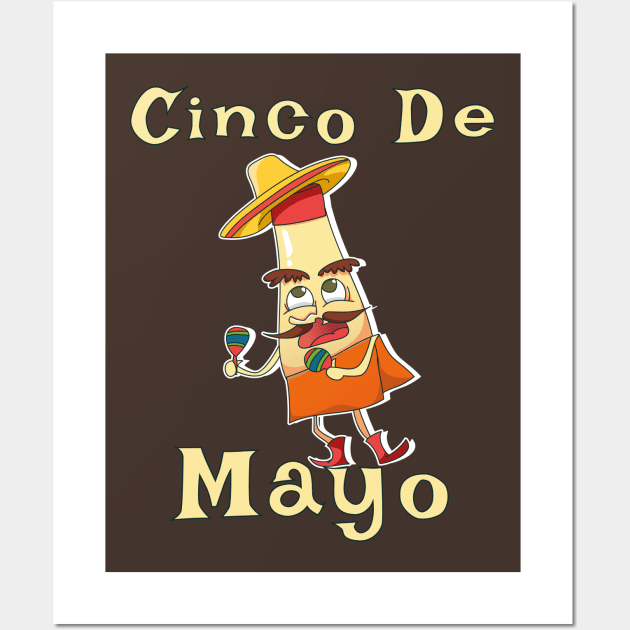 Cinco De Mayo Wall Art by bluerockproducts